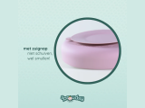 Bordje zonder verdeelvakken soft purple 2